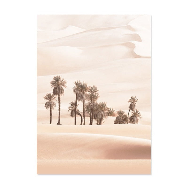 Beauty Of Desert - Leinwand Wandkunst Gemälde