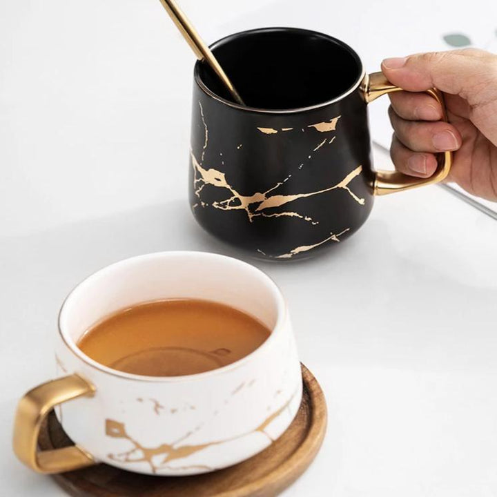 Kintsugi Nordic Ceramic Tall Mug | Karnz