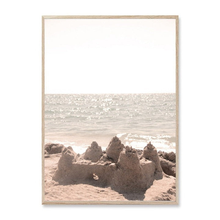 Palm Tree Landschaft Bohemian Stil - Leinwand Wandkunst Malerei