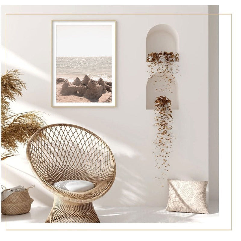Palm Tree Landschaft Bohemian Stil - Leinwand Wandkunst Malerei