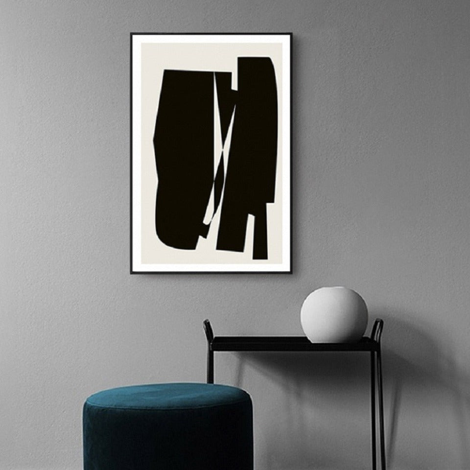 Skandinavische Moderne Kunst – Leinwandgemälde