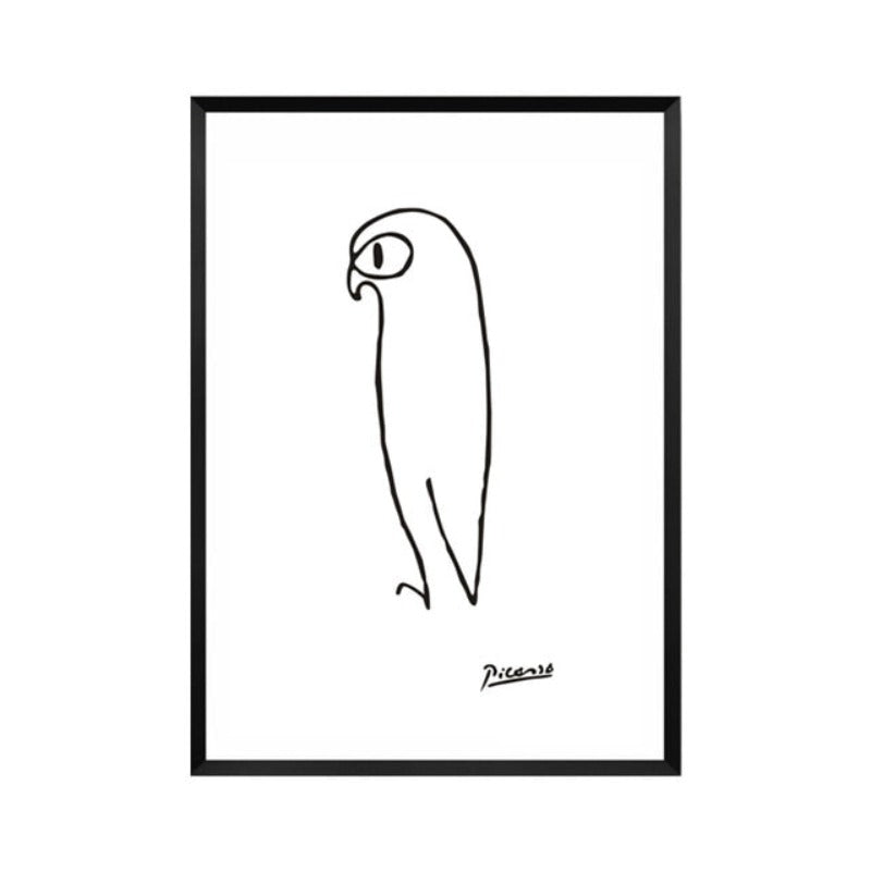 Tierskizzen - Leinwand Wandkunst Gemälde