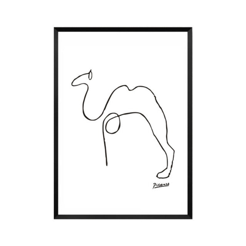 Tierskizzen - Leinwand Wandkunst Gemälde
