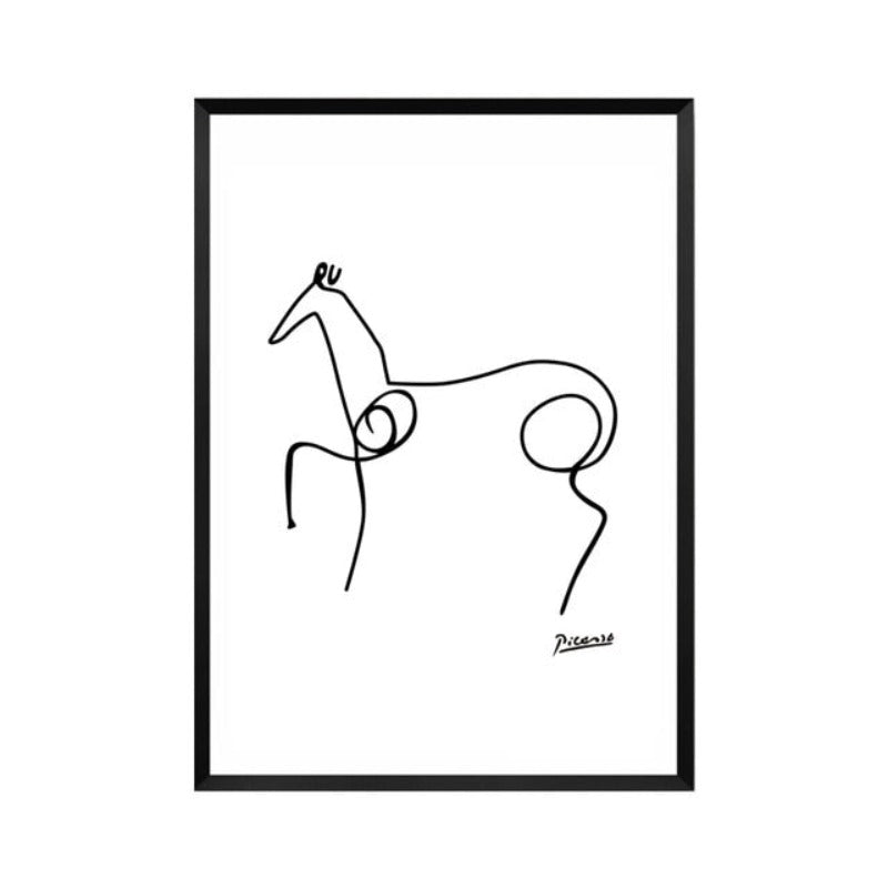 Tierskizzen - Leinwand Wandkunst Gemälde