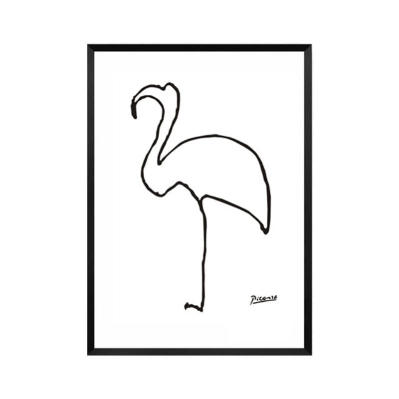 Tierskizzen - Leinwand Wandkunst Gemälde