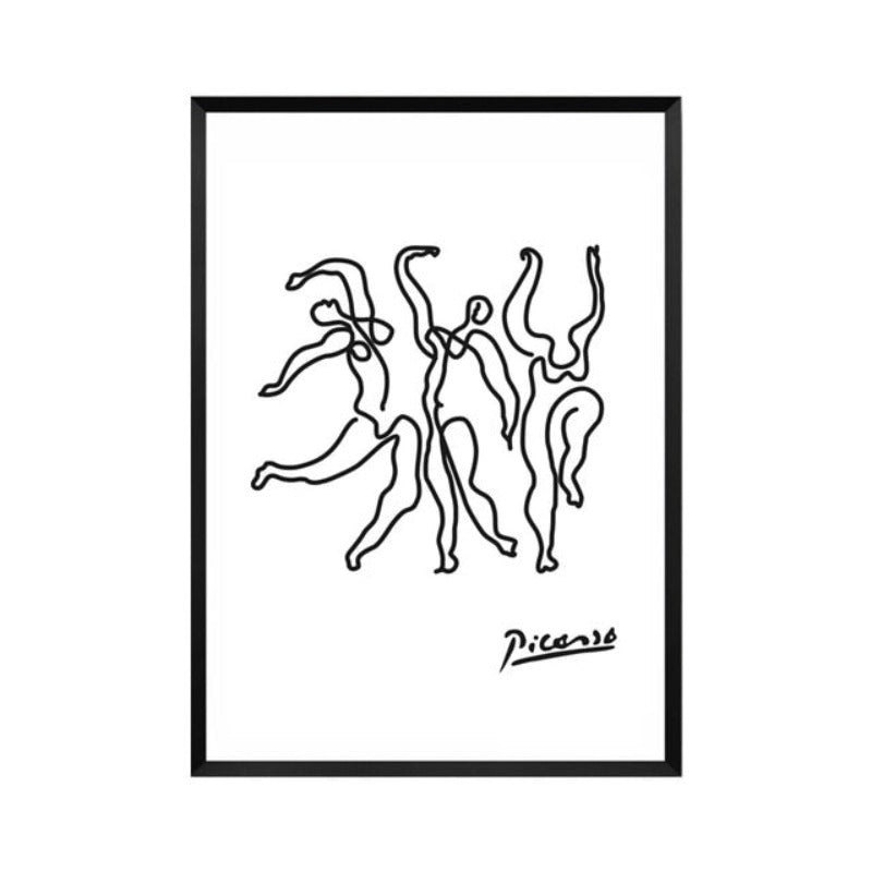 Tierskizzen - Leinwand Wandkunst Gemälde