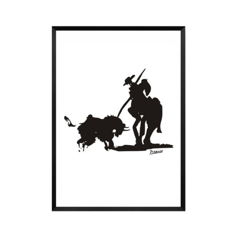 Tierskizzen - Leinwand Wandkunst Gemälde