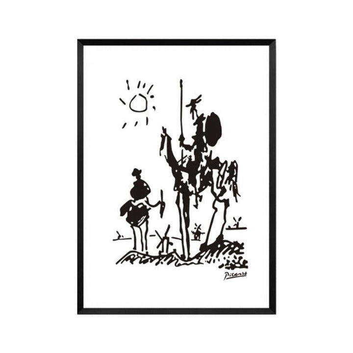 Tierskizzen - Leinwand Wandkunst Gemälde