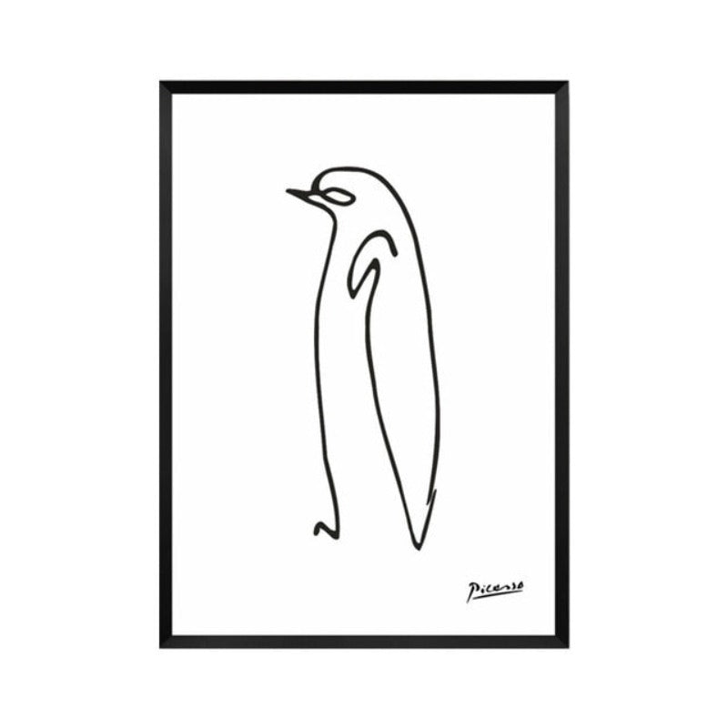 Tierskizzen - Leinwand Wandkunst Gemälde