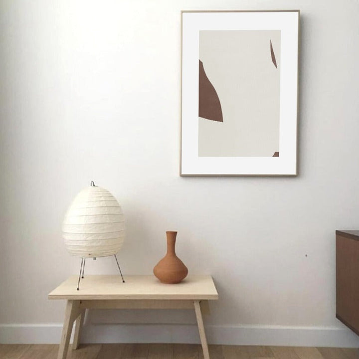 Minimalistische geometrische abstrakte Wandkunstbilder - Leinwand Wandkunst Malerei