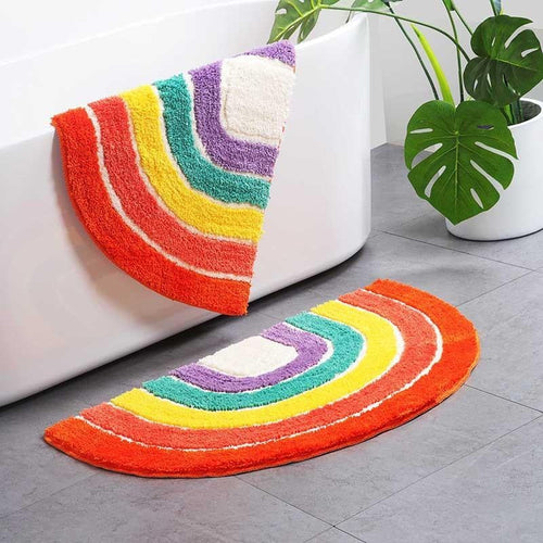 Regenbogen Badezimmermatte | Karnz