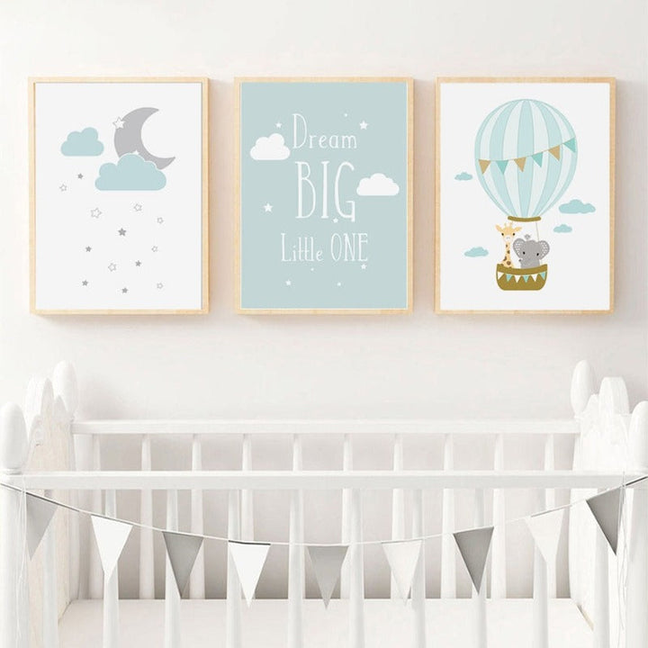 Dream Big Little One - Leinwand Wandkunst Gemälde