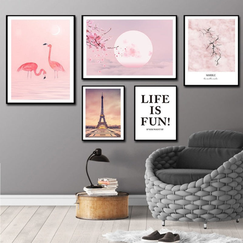 Schöne moderne Landschaft - Leinwand Wandkunst Malerei