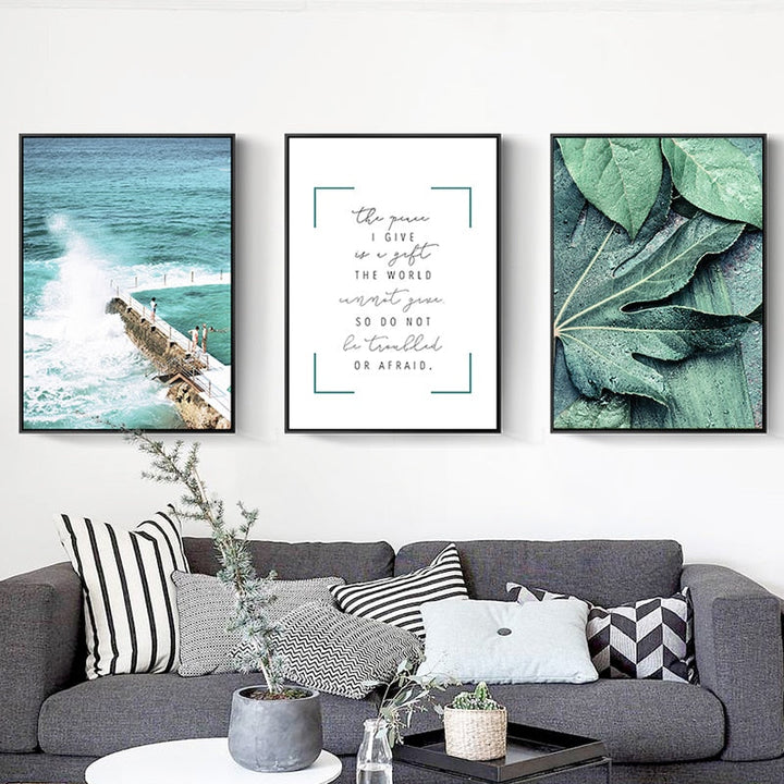 Inspirierende Poster und Drucke - Leinwand Wandkunst Malerei