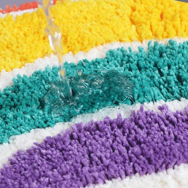 Regenbogen Badezimmermatte | Karnz