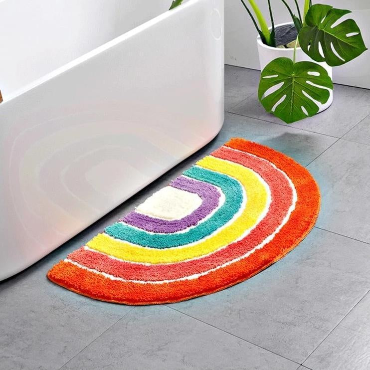 Regenbogen Badezimmermatte | Karnz