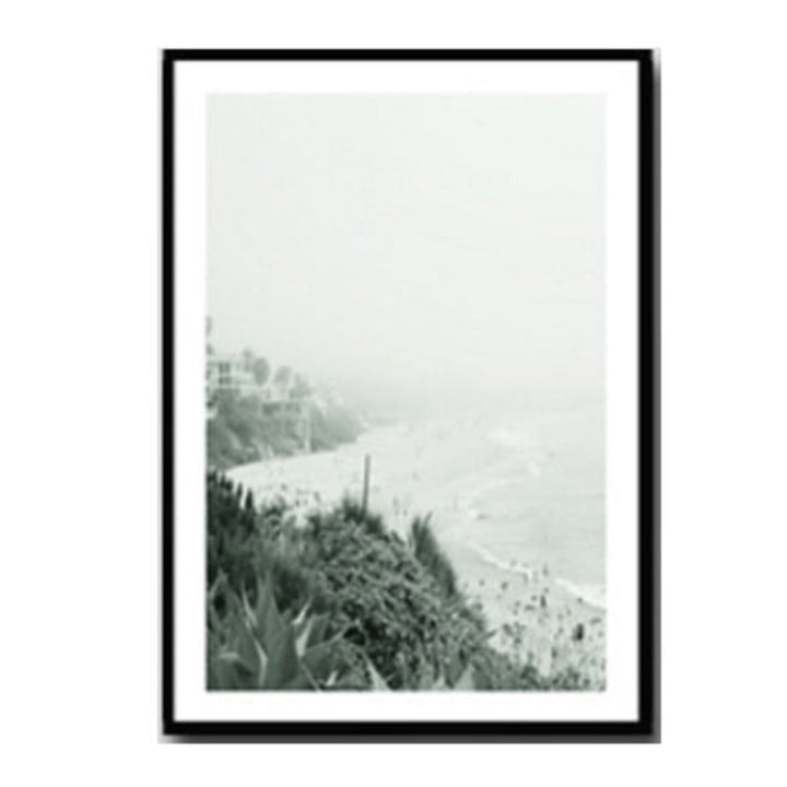 Moderne Welle Küstenpalme Seascape - Leinwand Wandkunst Gemälde