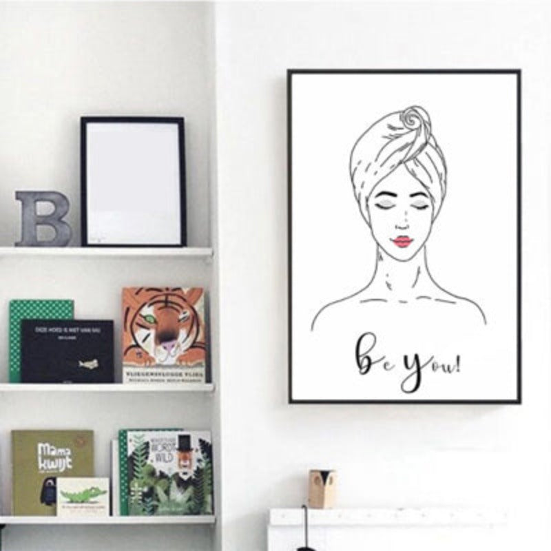 Be You - Leinwand Wandkunst Gemälde