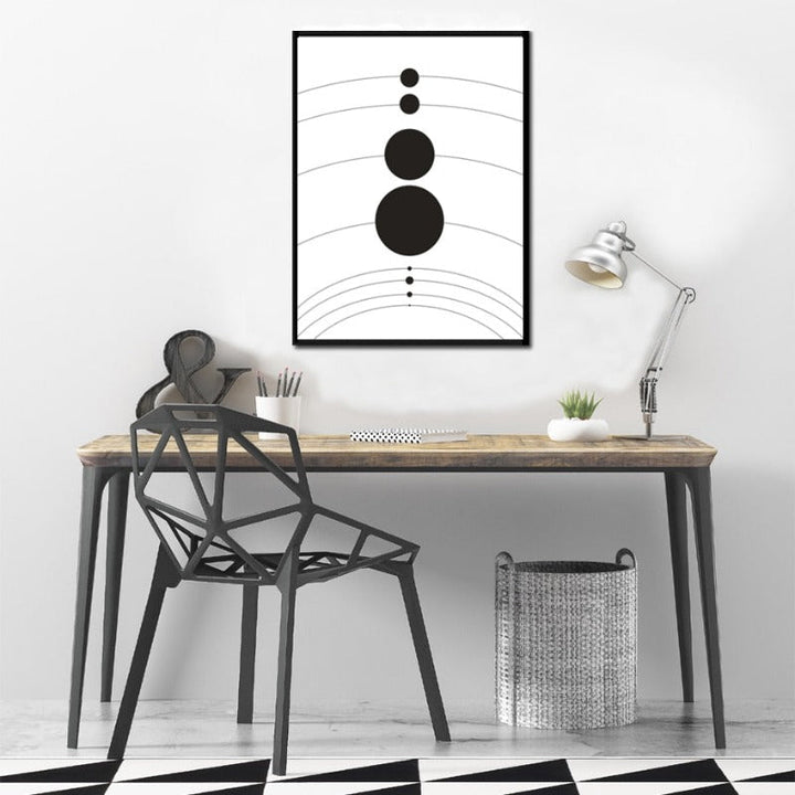Planetenposter des Sonnensystems – Universum – Leinwandbilder