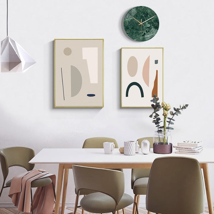 Moderne Trend Geometrische Abstrakte Farbblock - Leinwand Wand Kunst Malerei