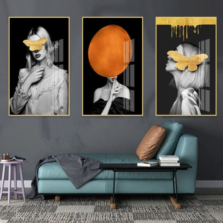 Figuren Bilder Wandkunst - Leinwand Wandkunstgemälde