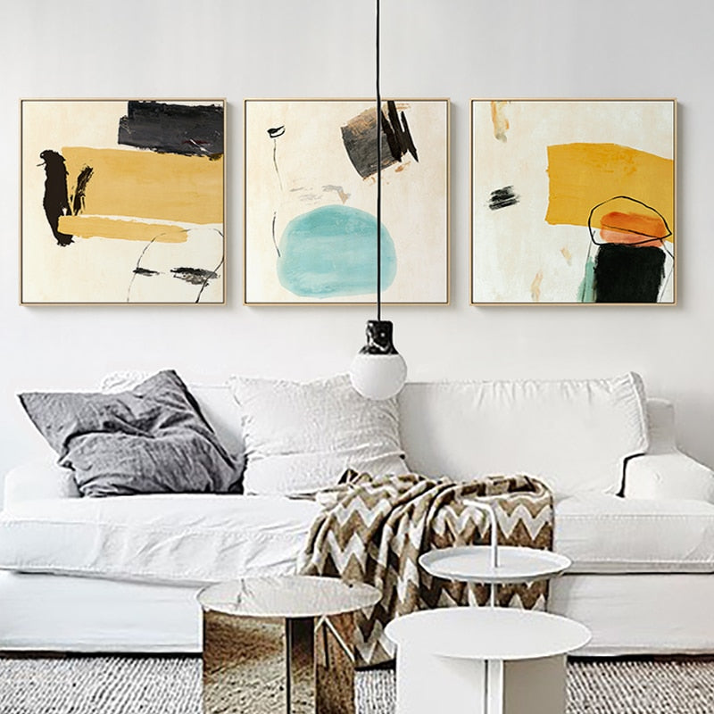 Abstract Fashion Art - Leinwand Wandkunst Malerei