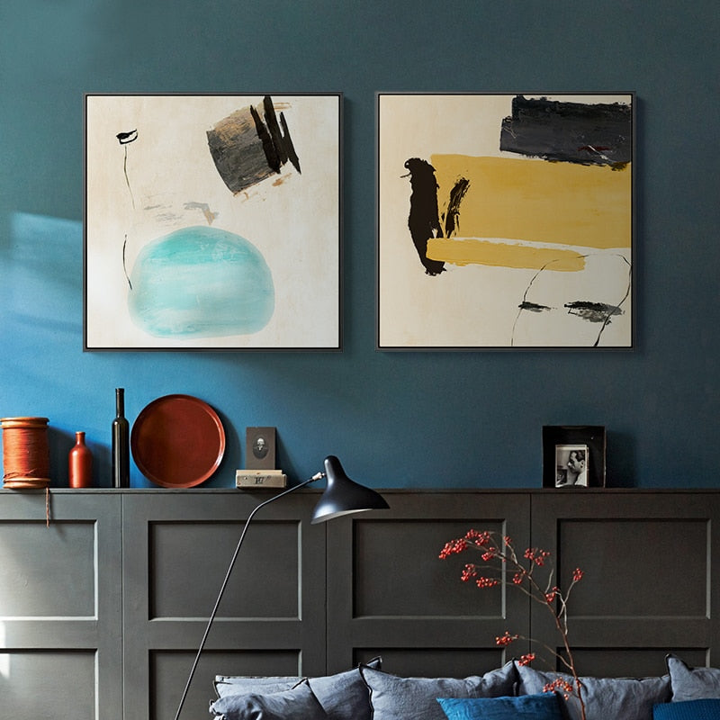 Abstract Fashion Art - Leinwand Wandkunst Malerei