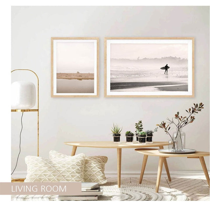 Himmlischer Strand - Leinwand Wandkunst Malerei