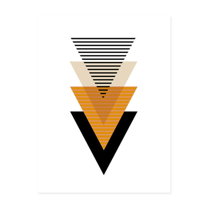 Skandinavische abstrakte geometrische Poster - Leinwandbilder