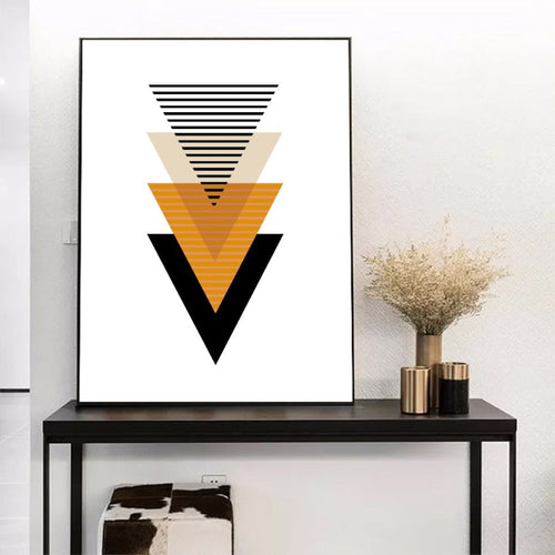 Skandinavische abstrakte geometrische Poster - Leinwandbilder