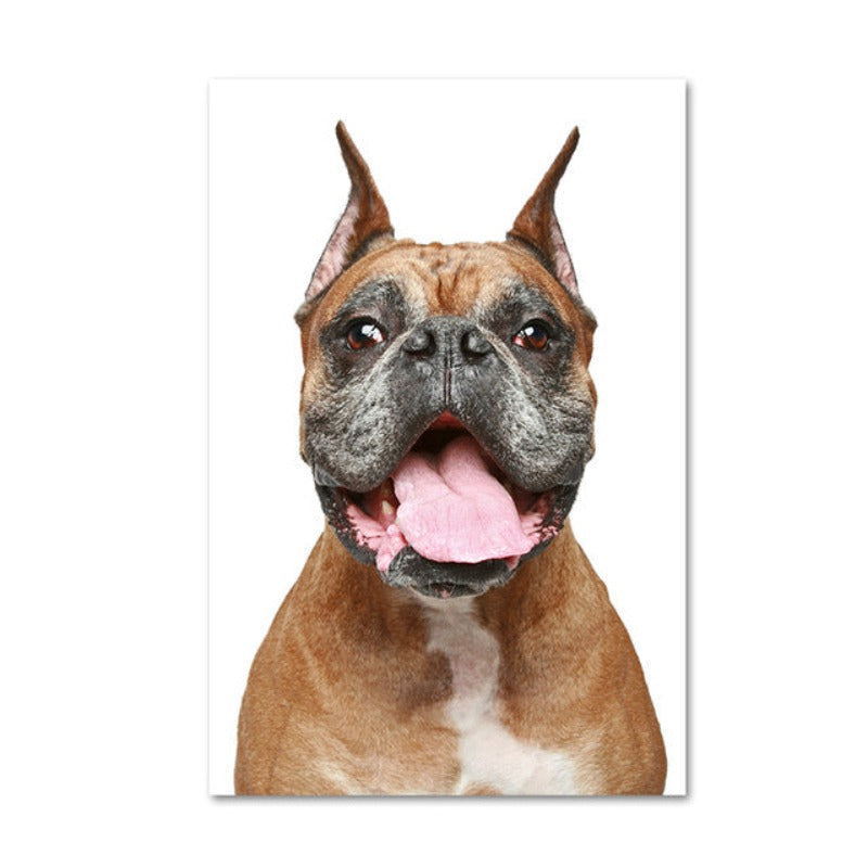 Moderne Hundeposter und -drucke – Leinwandbilder