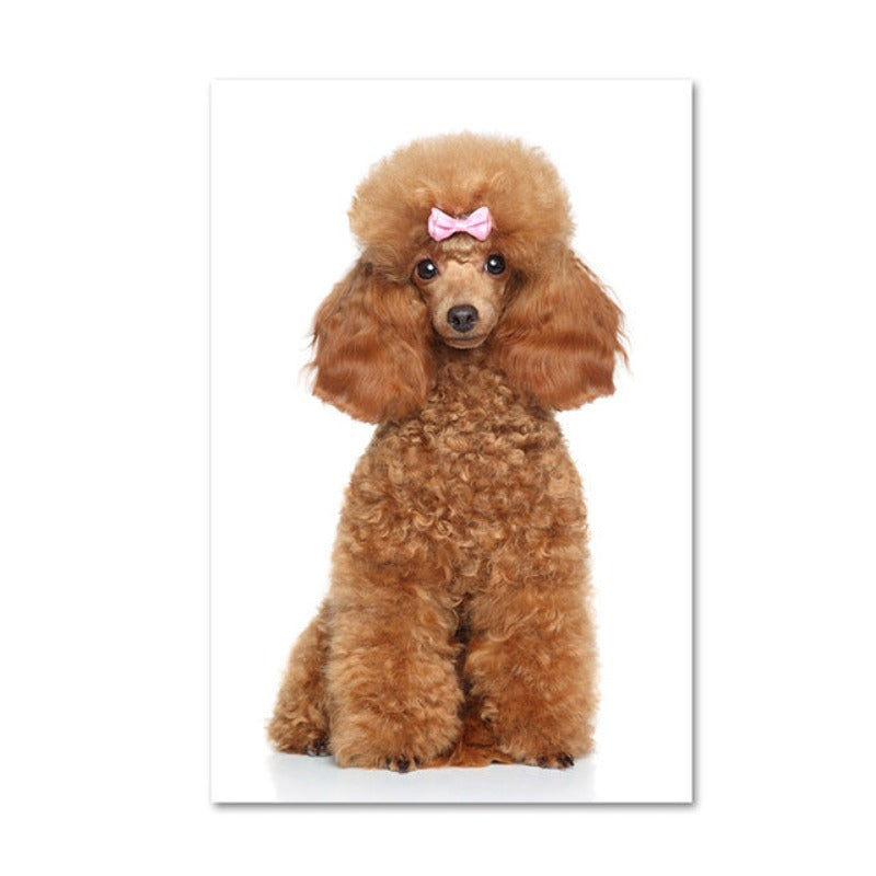 Moderne Hundeposter und -drucke – Leinwandbilder
