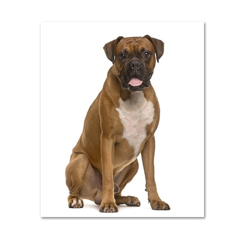 Moderne Hundeposter und -drucke – Leinwandbilder
