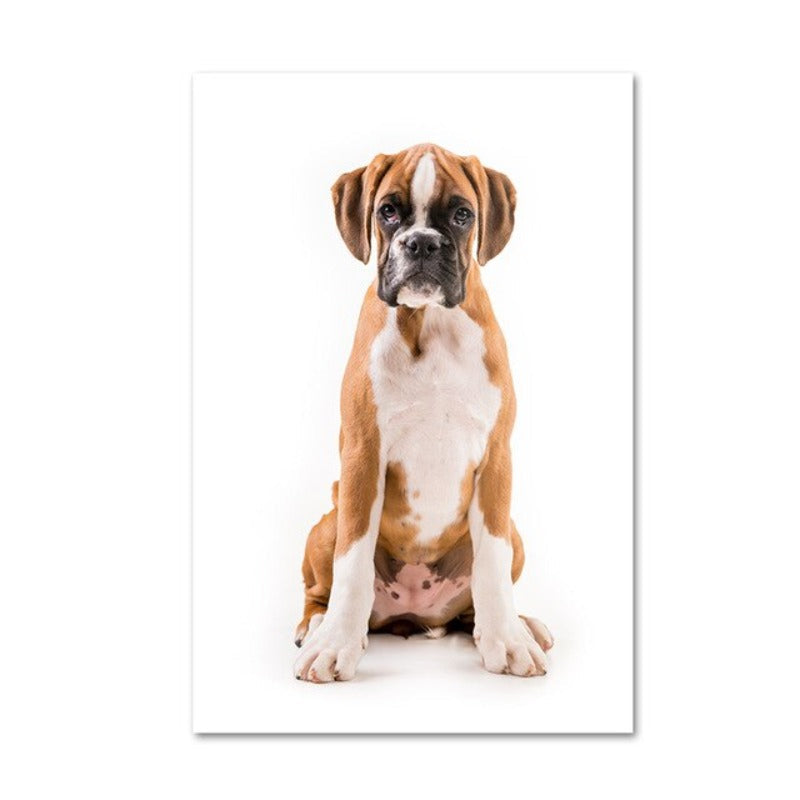 Moderne Hundeposter und -drucke – Leinwandbilder