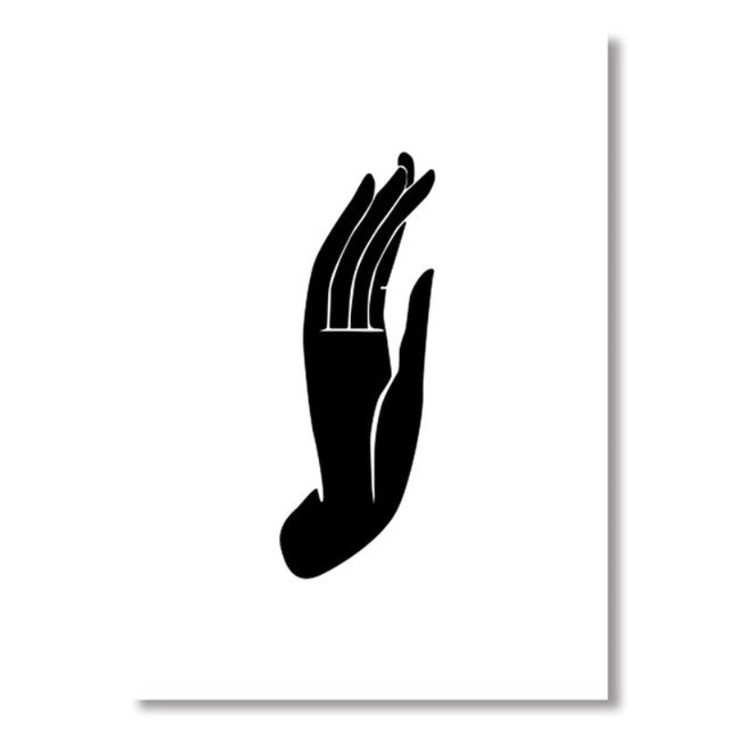 Buddha Mudra Handgesture - Leinwand Wandkunst Gemälde