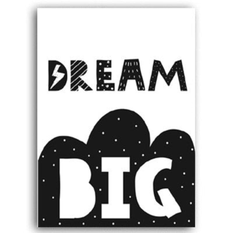 Play Big Dream Big - Canvas Wandkunst Gemälde