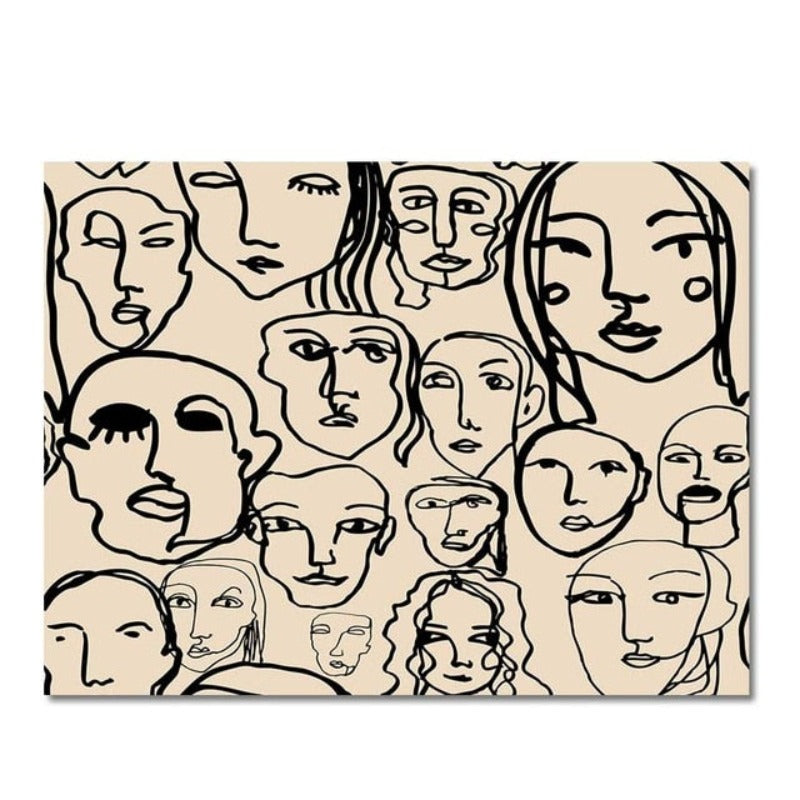 Schöne abstrakte Love-Yourself - Leinwand Wandkunst Malerei