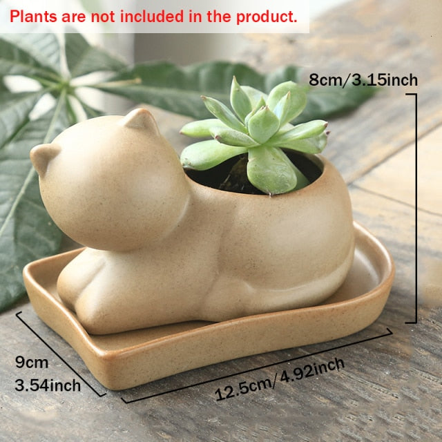 Elephant Minimalistische Keramik Blumentopf
