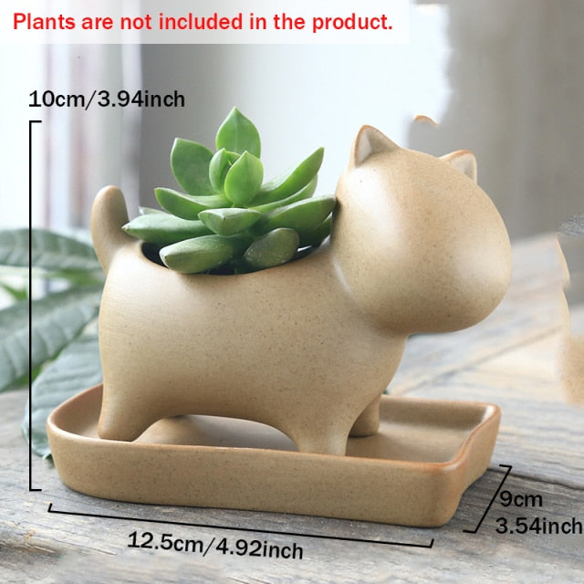 Elephant Minimalistische Keramik Blumentopf