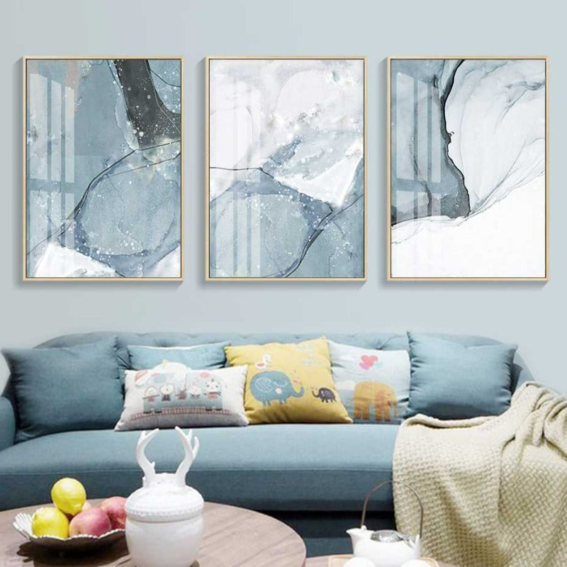 Nordischer Marmor – Leinwandbild