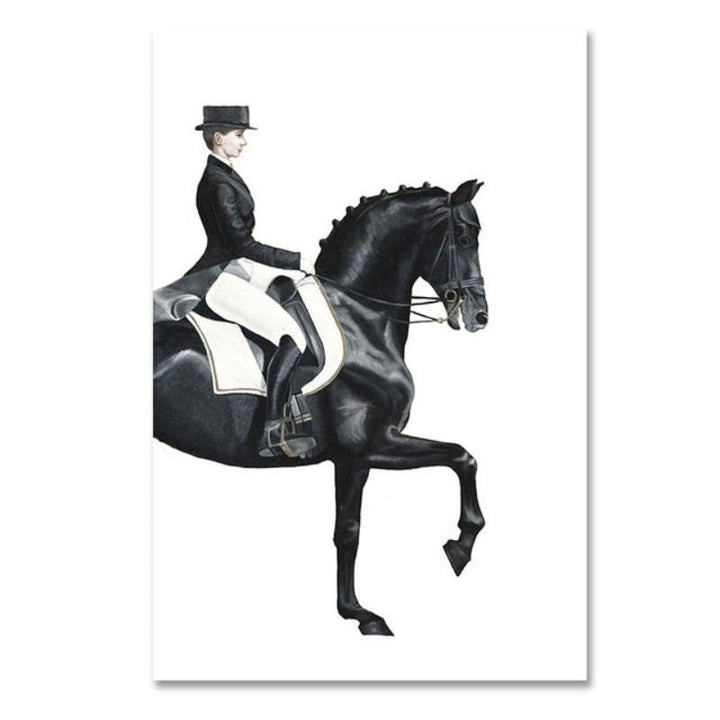 Luxuriöse Figur Pferd - Leinwand Wandkunst Malerei