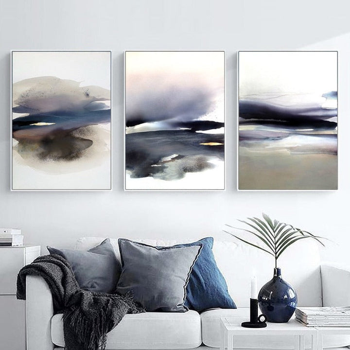 Dunkle Hintergründe - Leinwand Wandkunst Malerei
