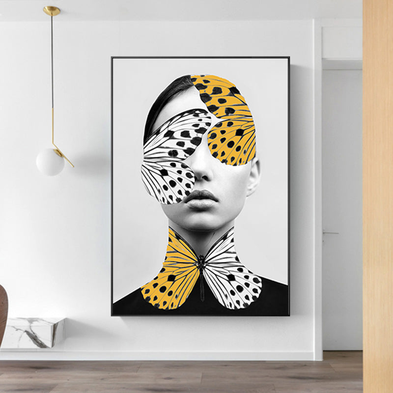 Abstract Kreative Schmetterling Frauen Wandkunst Drucke Poster - Leinwand Wandkunst Malerei