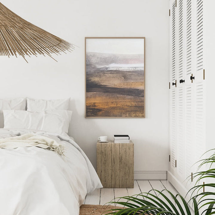 Abstrakte Meereslandschaft - Leinwand Wandkunst Malerei