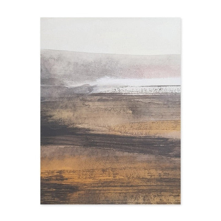 Abstrakte Meereslandschaft - Leinwand Wandkunst Malerei