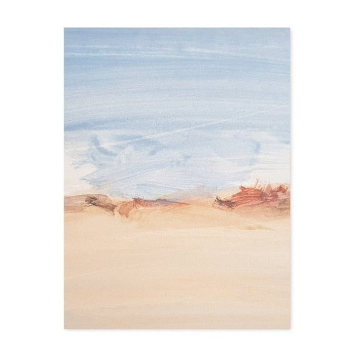 Abstrakte Meereslandschaft - Leinwand Wandkunst Malerei