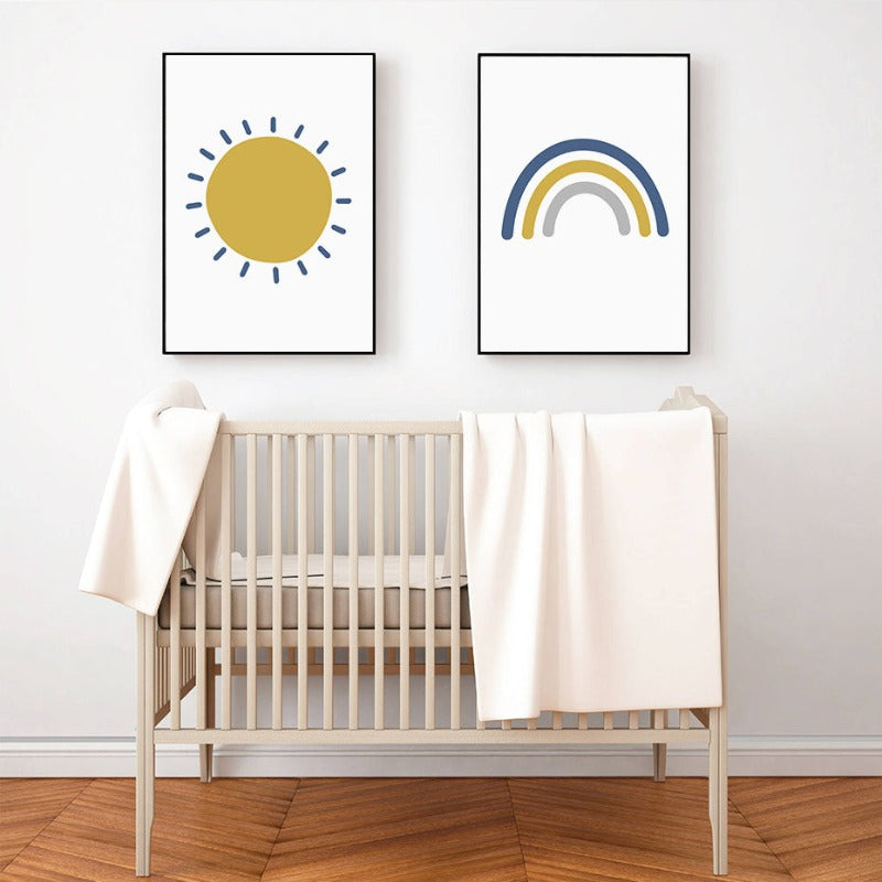 Sonniger Regenbogen – Leinwandbild