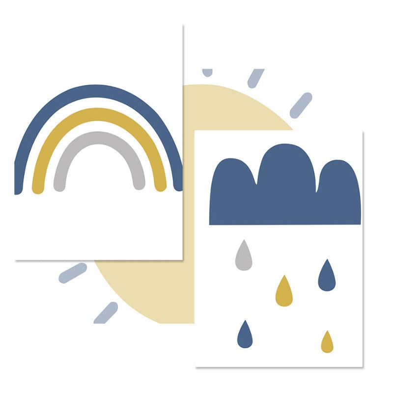Sonniger Regenbogen – Leinwandbild