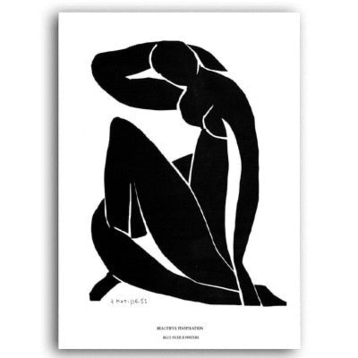 Vintage abstrakte Matisse Linienfigur minimalistisch Europa