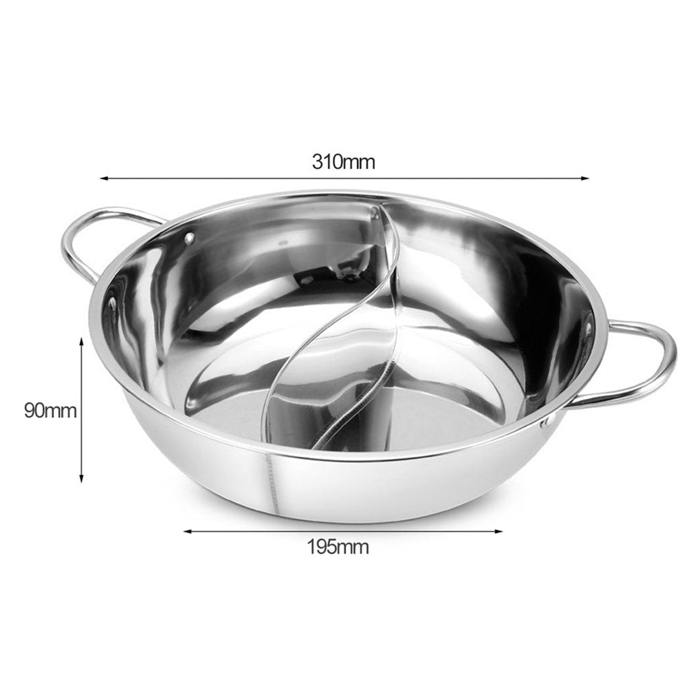 Hot Pot Twin Geteilter Edelstahl Topf | Karnz